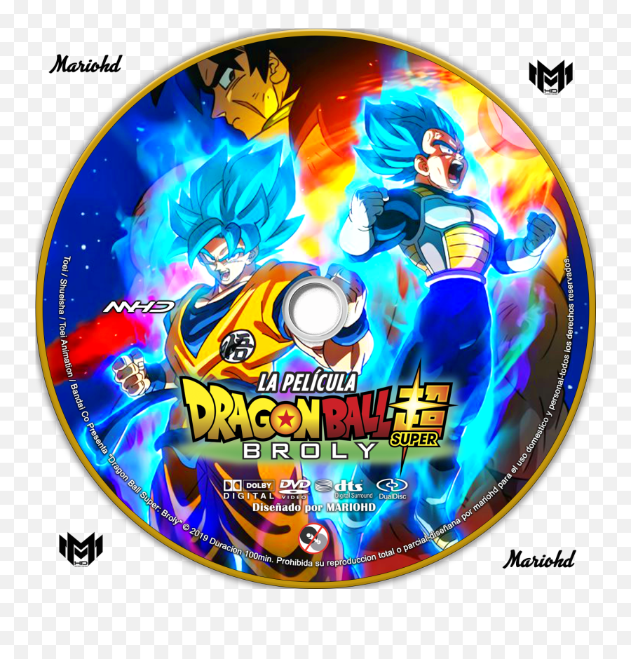 Dragon Ball Super Broly - Dragon Ball Broly Dvd Cover Png,Dragon Ball Super Broly Png