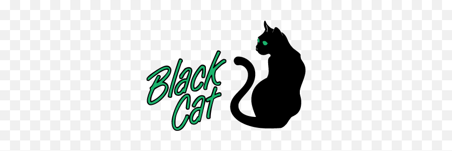 Black Cat Music Logo Vector Free - Black Cat Music Logo Png,Black Cat Png