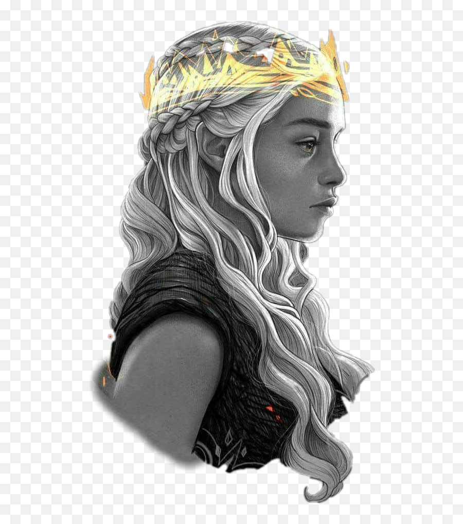 The Most Edited Daenerys Picsart - Daenerys Targaryen The Queen Drawing Png,Daenerys Targaryen Icon