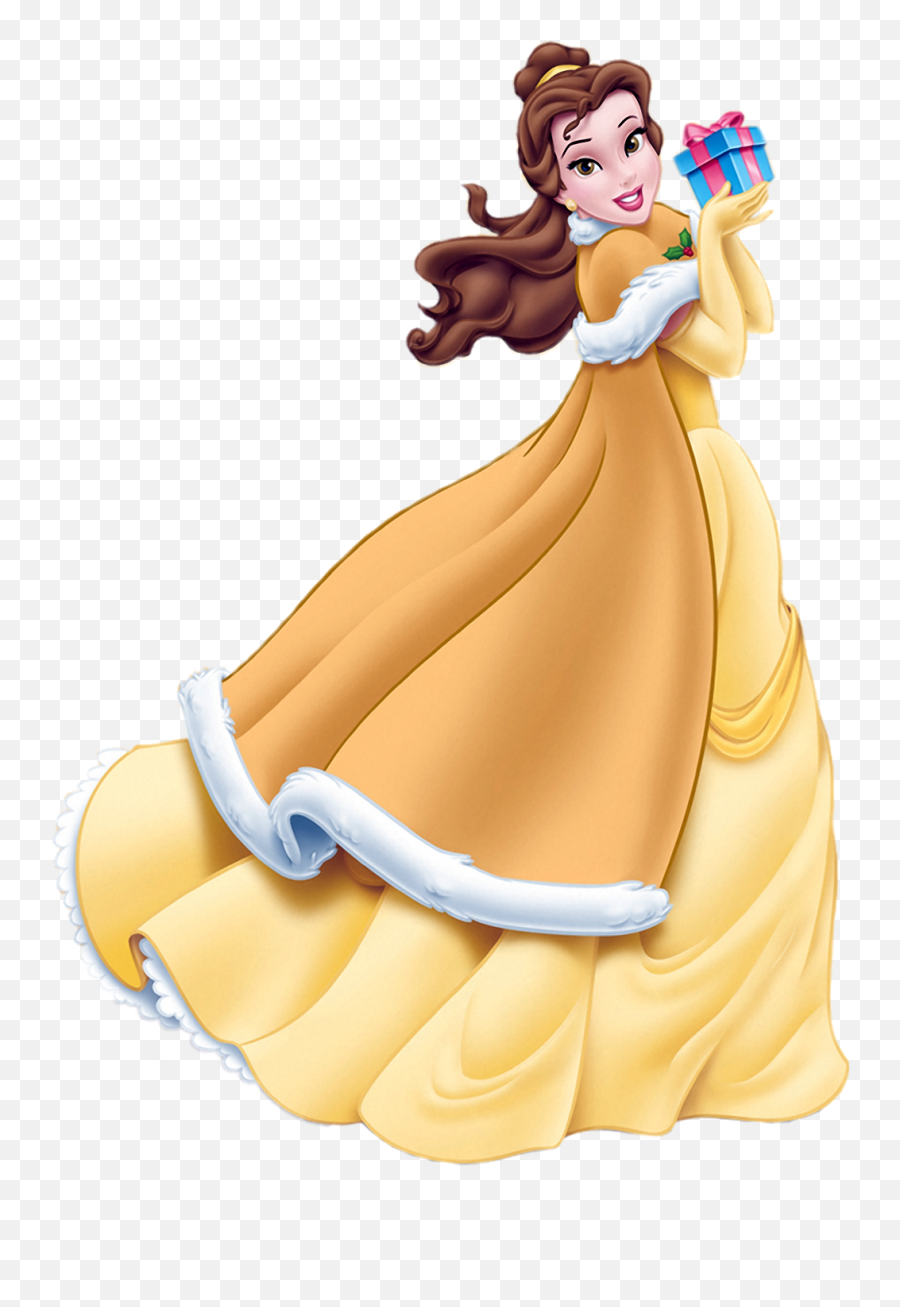 Disney Princess Belle Christmas - Disney Princess Christmas Belle Png,Disney Png Images