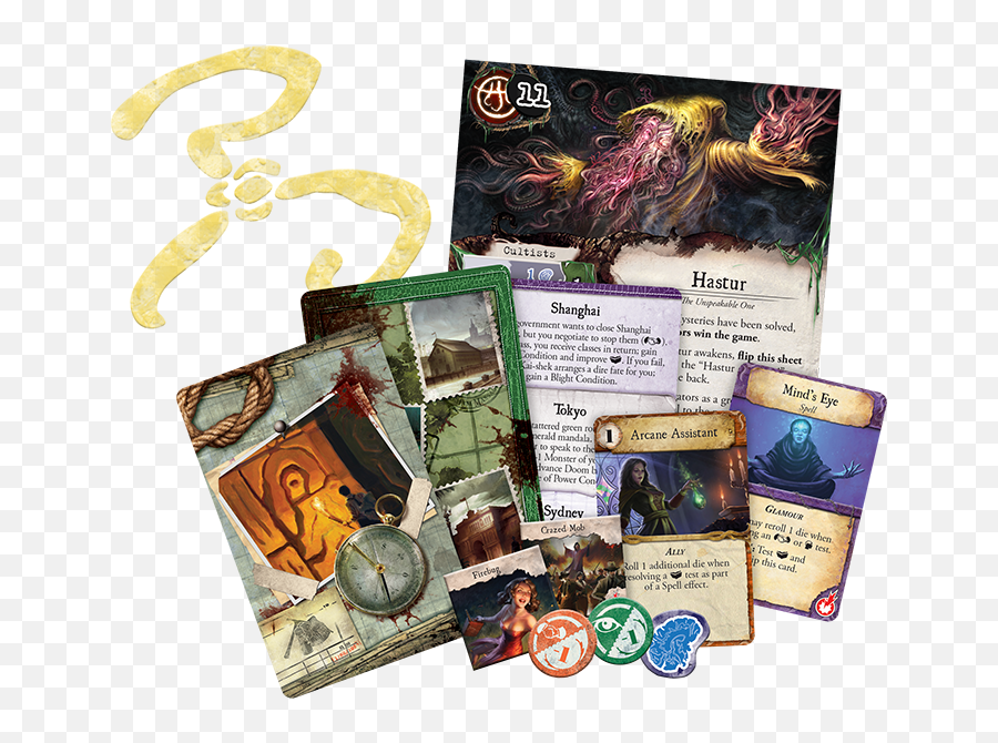 Eldritch Horror Signs Of Carcosa Expansion Strategy Game - Fictional Character Png,Reroll Icon