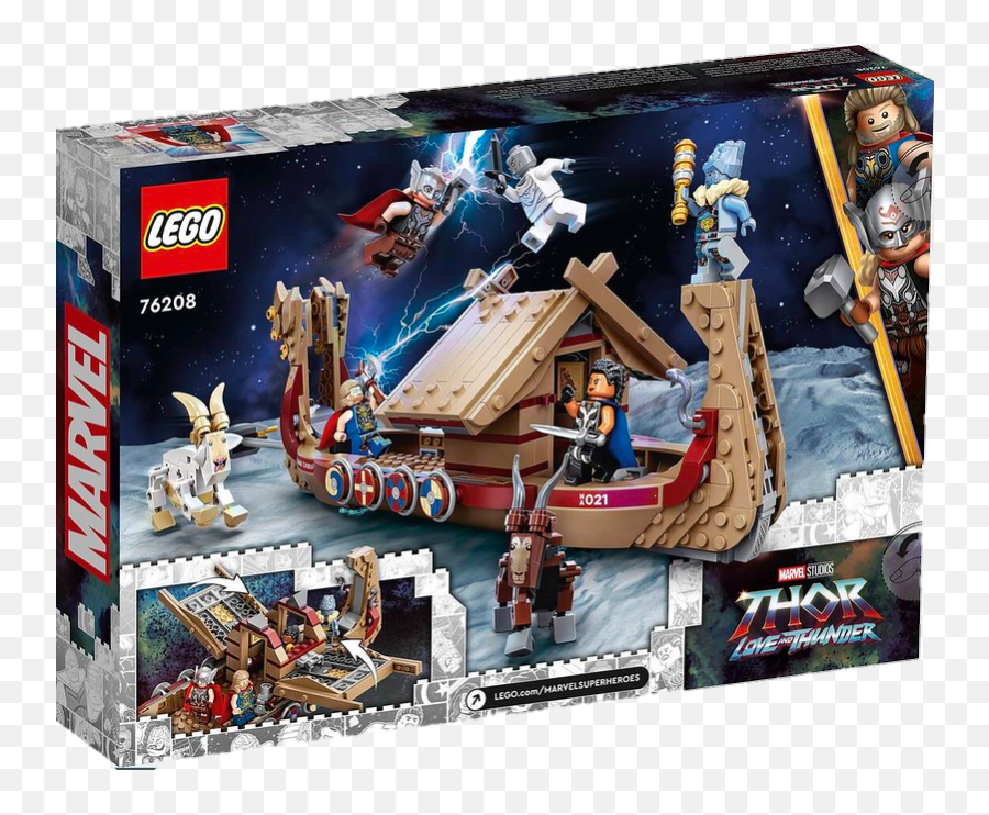 New Lego Marvel Thoru0027s Goat Boat 76208 Set Revealed The - Gorr The God Butcher Lego Set Png,Lego Marvel Map Icon Meanings