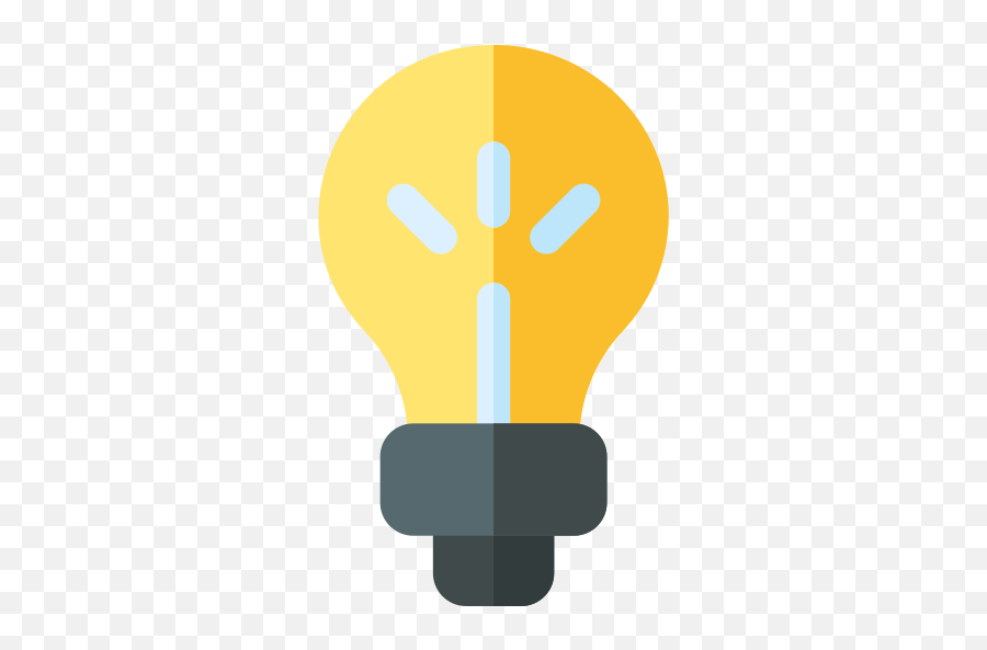 Light Bulb - Free Electronics Icons Incandescent Light Bulb Png,Fluorescent Light Bulb Icon
