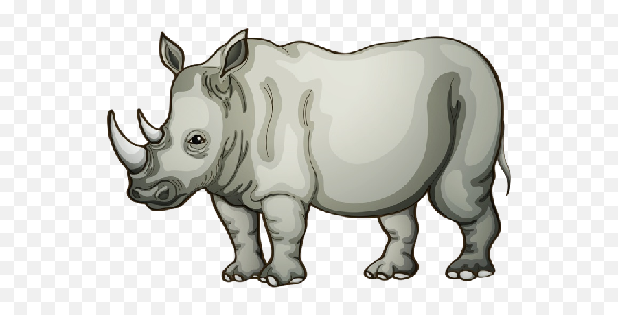 Javan Rhino Transparent Png Clipart - Rhino Clip Art,Rhino Png