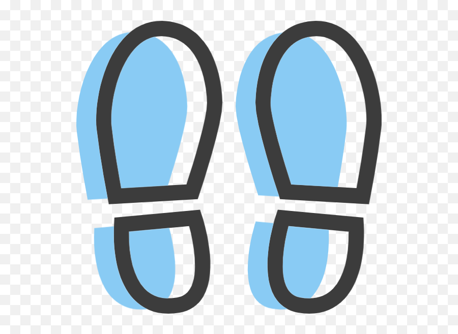 Free Online Footsteps Feet Footprints Shoe Vector For - Clip Art Png,Footsteps Transparent Background