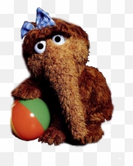 Weekly Muppet Wednesdays Alice Snuffleupagus The - Alice From Sesame Street Png,Sesame Street Characters Png