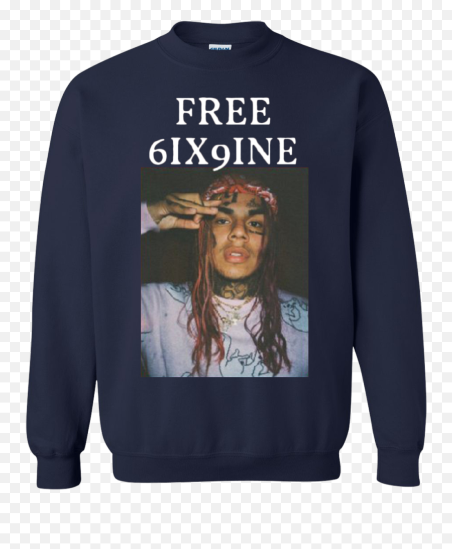 Free 6ix9ine Sweater Sweatshirt - Free 6ix9ine Shirt Png,6ix9ine Png