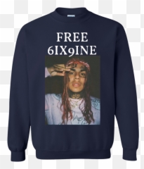 Free 6ix9ine Sweater Sweatshirt - Free 6ix9ine Shirt Png,6ix9ine Png