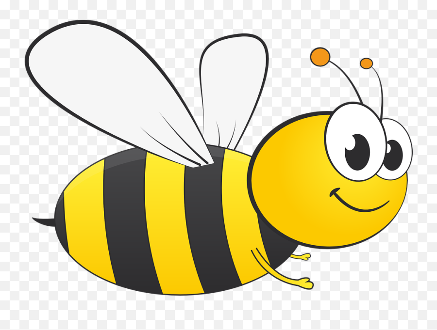 Busy - Clip Art Honey Bee Png,Bee Transparent Background