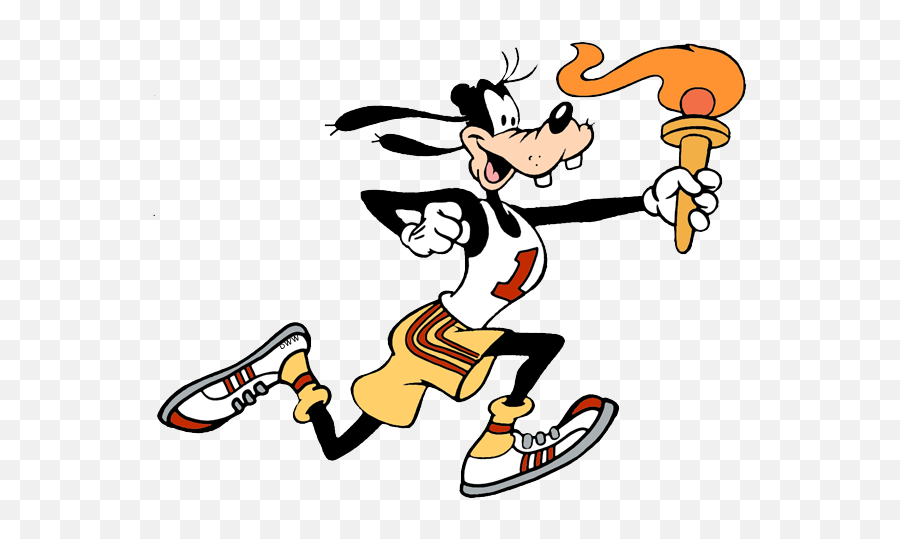 Disney Olympic Games Clip Art Galore Running - Goofy Sports Goofy Running Png,Goofy Png