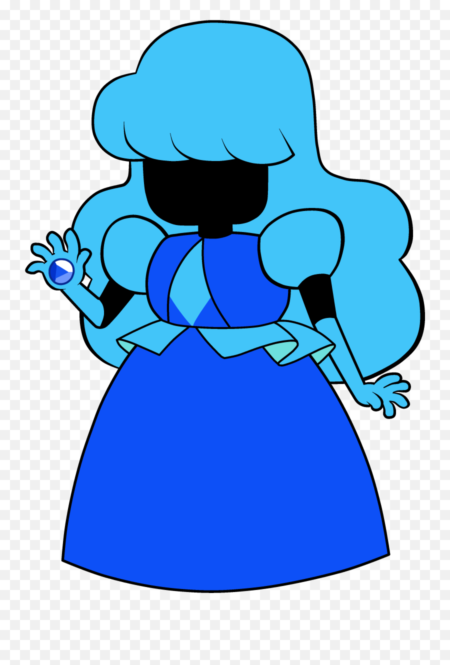 Designs - Steven Universe Character Saphire Png,Sapphire Png