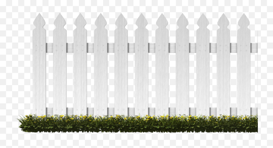White Picket Fence - White Picket Fence Png,Metal Fence Png