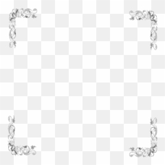 Download Corner Frame Silver - Png PNG Illustration
