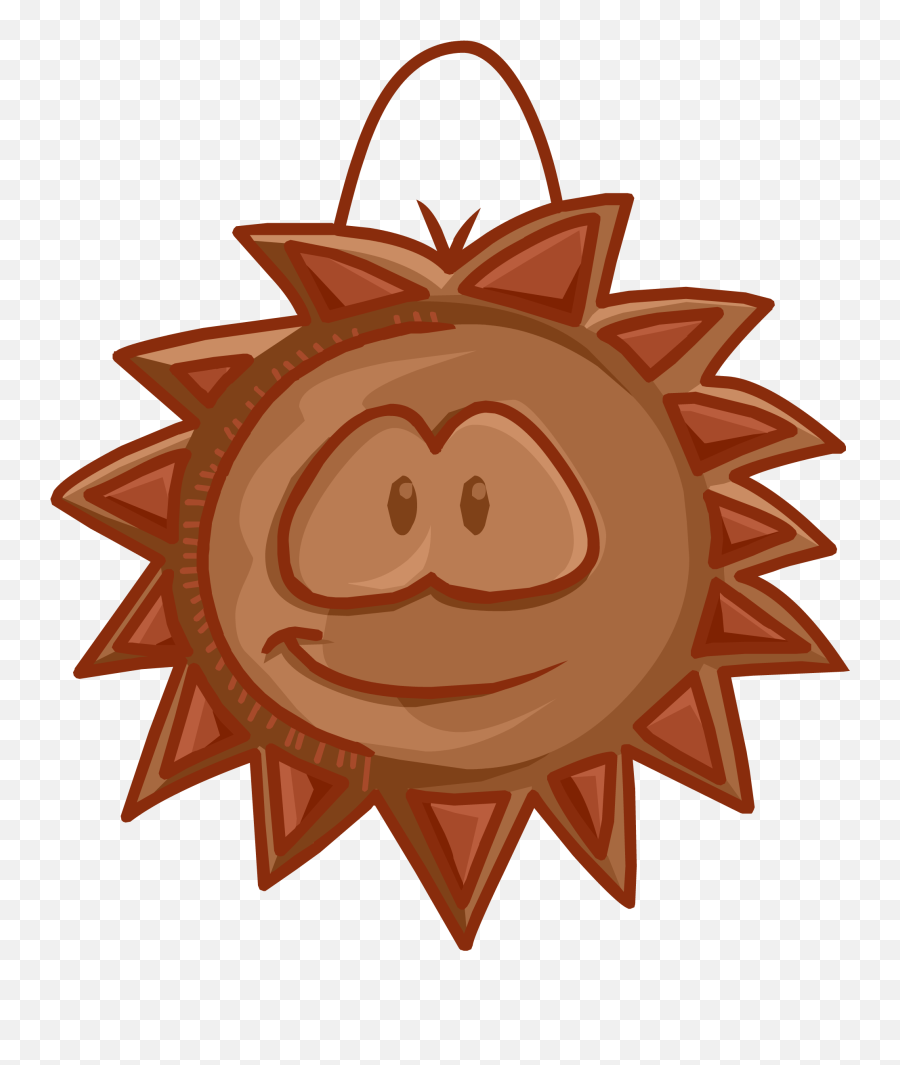 Terracotta Sun - Png Club Penguin Sun Full Size Png Clip Art,Smiling Sun Png