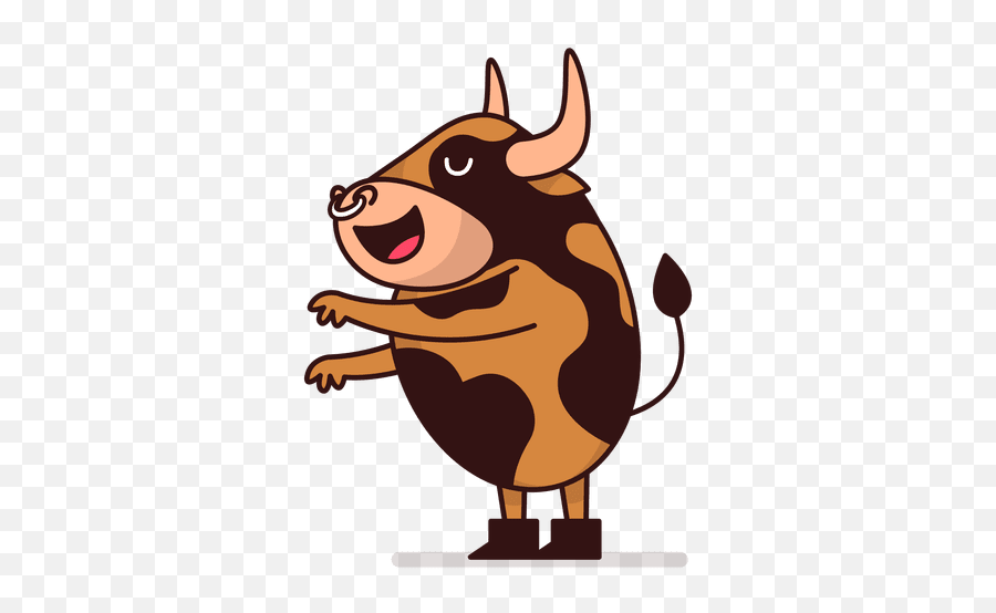 Bull Standing Cartoon - Transparent Png U0026 Svg Vector File Toro Dibujo,Bull Transparent