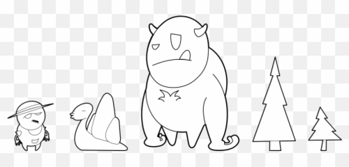 Concept Art - The Sasquatch Domestika Illustration Png,Sasquatch Png