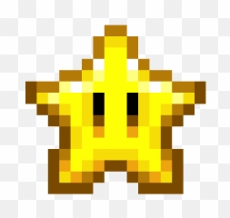 Minecraft Super Mario Bros - Fallen Star Terraria png