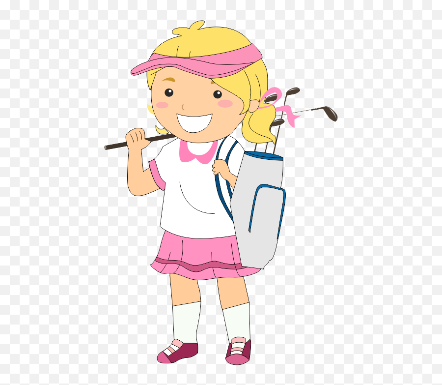 Golfing Clipart Child Transparent Free For - Child Playing Golf Clipart Png,Golf Png