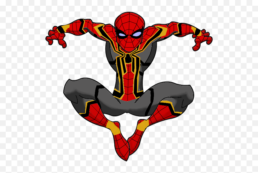 Iron Spider Logo Png 1 Image - Spider Man Drawing Homecoming,Spider Logo