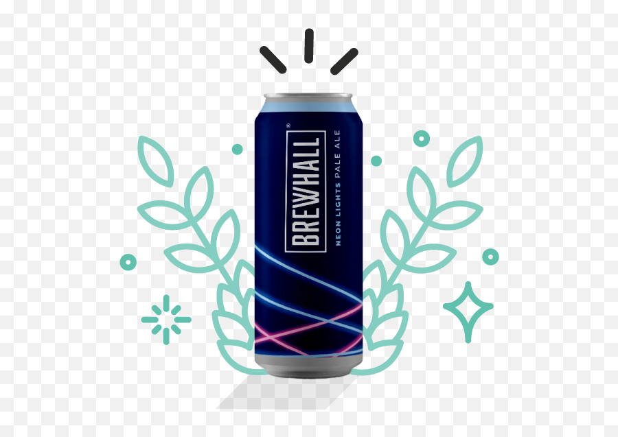 Neon Lights Pale Ale U2013 Brewhall Vancouver Bc - Brewhall Neon Lights Png,Neon Lights Png