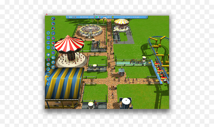 Download Rollercoaster Tycoon 3 Puts You In Charge Of An - Artificial Turf Png,Rollercoaster Png