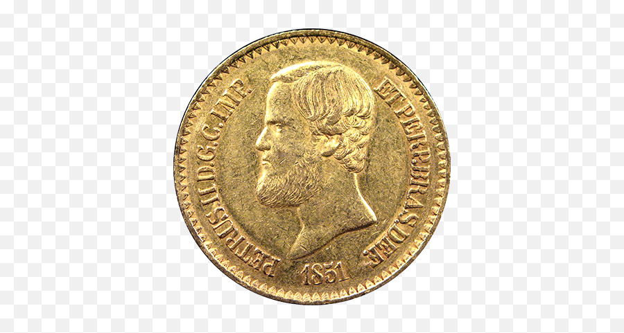 Brazil 20000 Reis Gold Coins American Exchange - Brazilian Gold Coins Png,Gold Coins Png