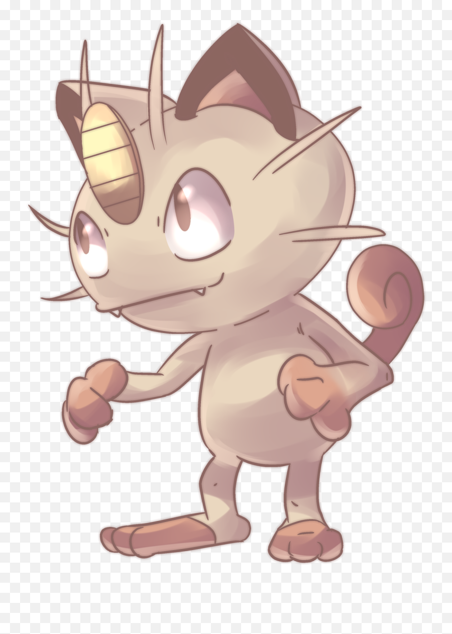 Meowth Pokemon - Cartoon Png,Meowth Png