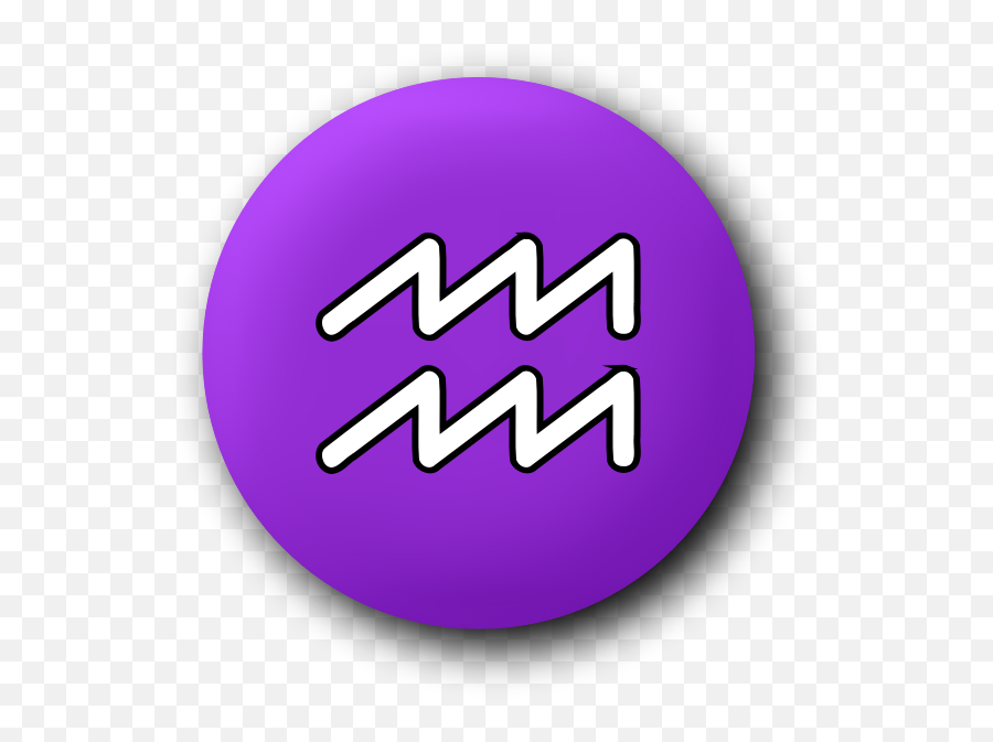 Aquarius Purple Symbol Free Svg - Aquarius Png,Aquarius Png