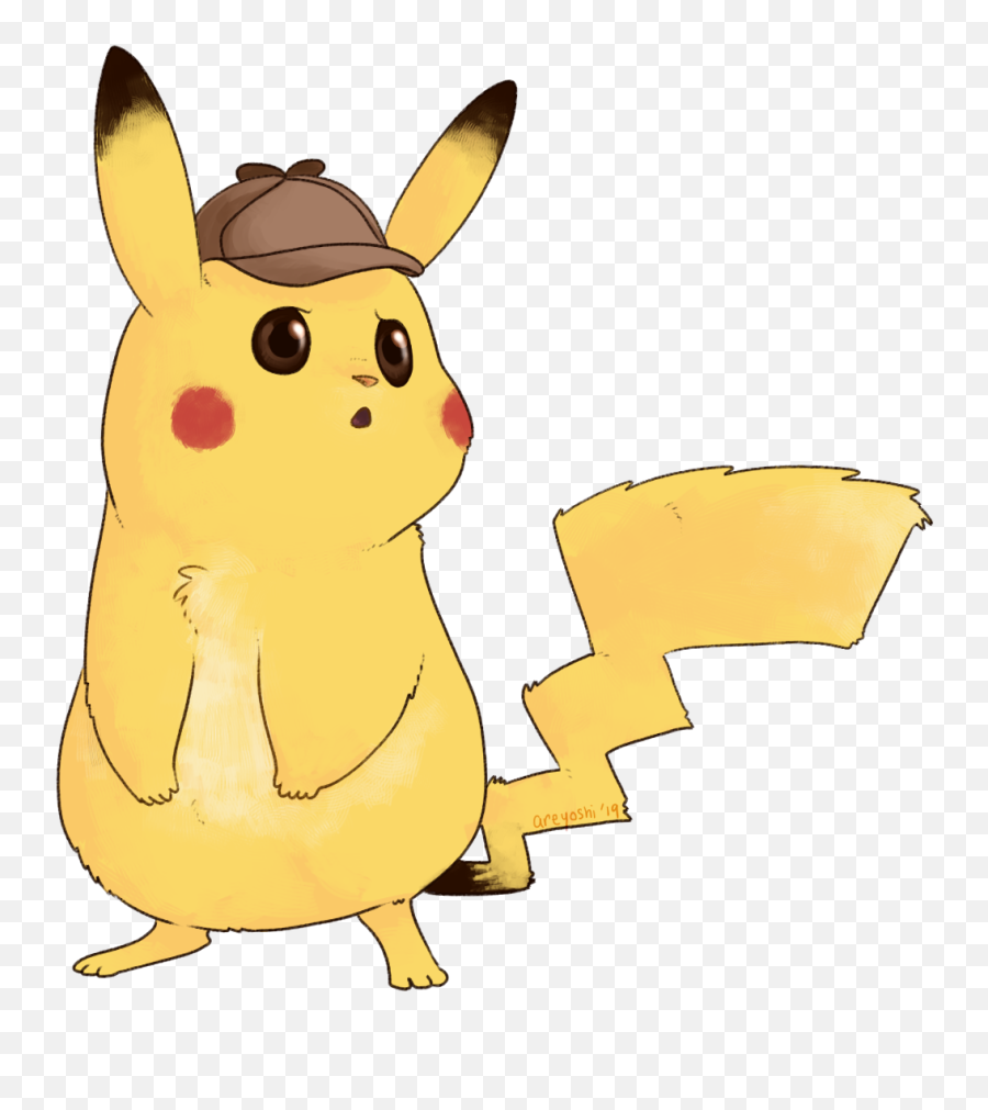 Detective Pikachu By Areyoshi - Fur Affinity Dot Net Cartoon Png,Detective Pikachu Png