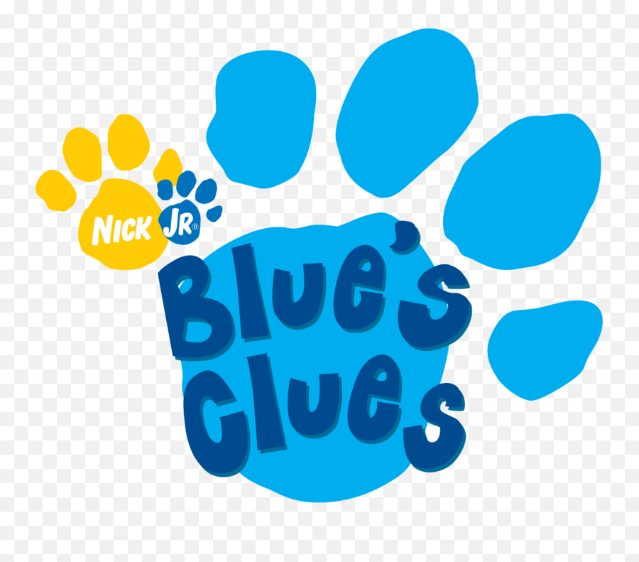 Blueu0027s Clues - Wikipedia Nick Jr Clues Logo 2002 Png,Paw Print Logo