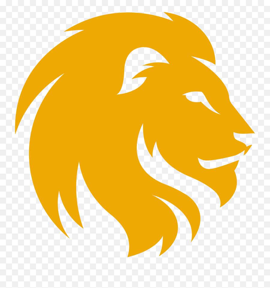 Yellow Lion Head Png - Texas,Lion Png Logo