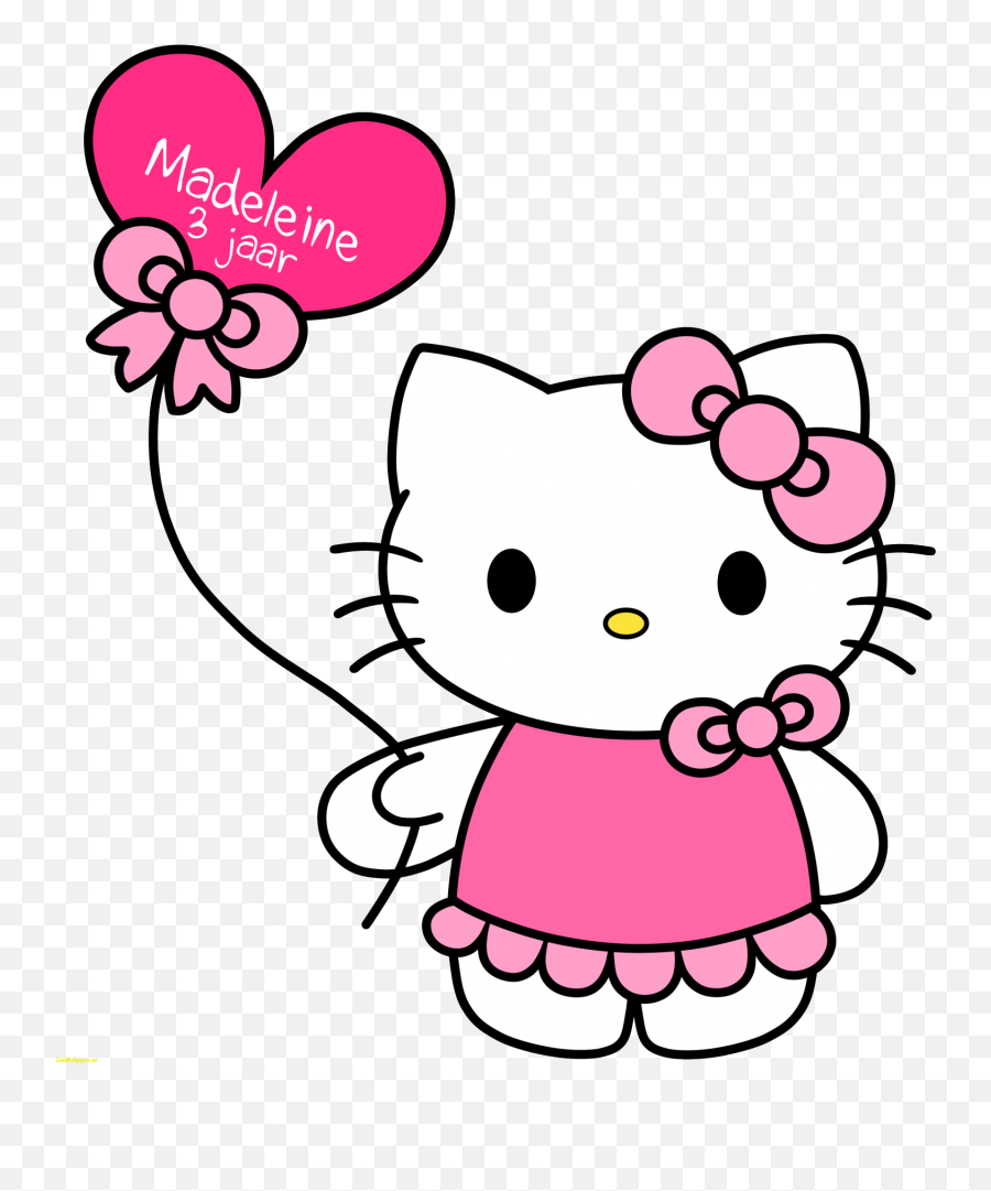 Hello Kitty Pictures With Balloons Free - Hello Hello Kitty Png,Hello Kitty Png