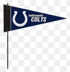 Indianapolis Colts Team Logo Canvas Framed Over With 2 - Graphic Design png
