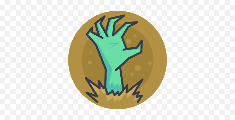 Monster Rising Scary Spooky Zombie Icon - Halloween Freebie Png,Zombie Hand Png