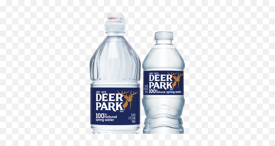 Bottled Water Deer Park Brand Natural Spring - Deer Park Spring Water Png,Water Bottles Png
