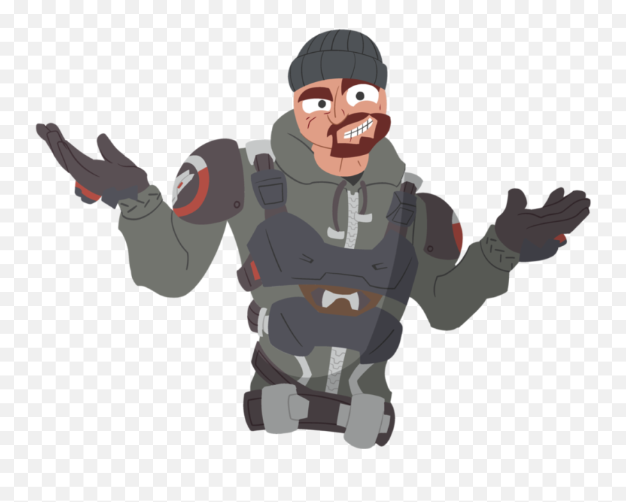 Png Shrug Transparent - Overwatch Reaper Soldier 24 Meme,Shrug Emoji Png