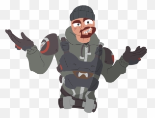 Png Shrug Transparent - Overwatch Reaper Soldier 24 Meme,Shrug Emoji Png