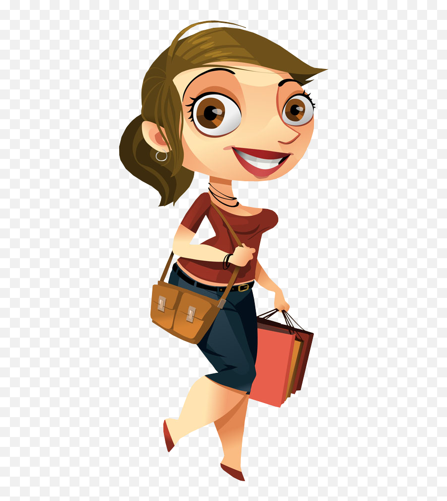 Laptop Clipart Pretty Lady Transparent - Pretty Woman Cartoon Png,Cartoon Woman Png