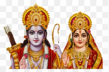 Lord Rama Png Transparent Background Real - God And Sita