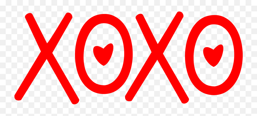 Xoxo Heart Art Transparent Png Clipart - Xoxo Clip Art,Xoxo Png