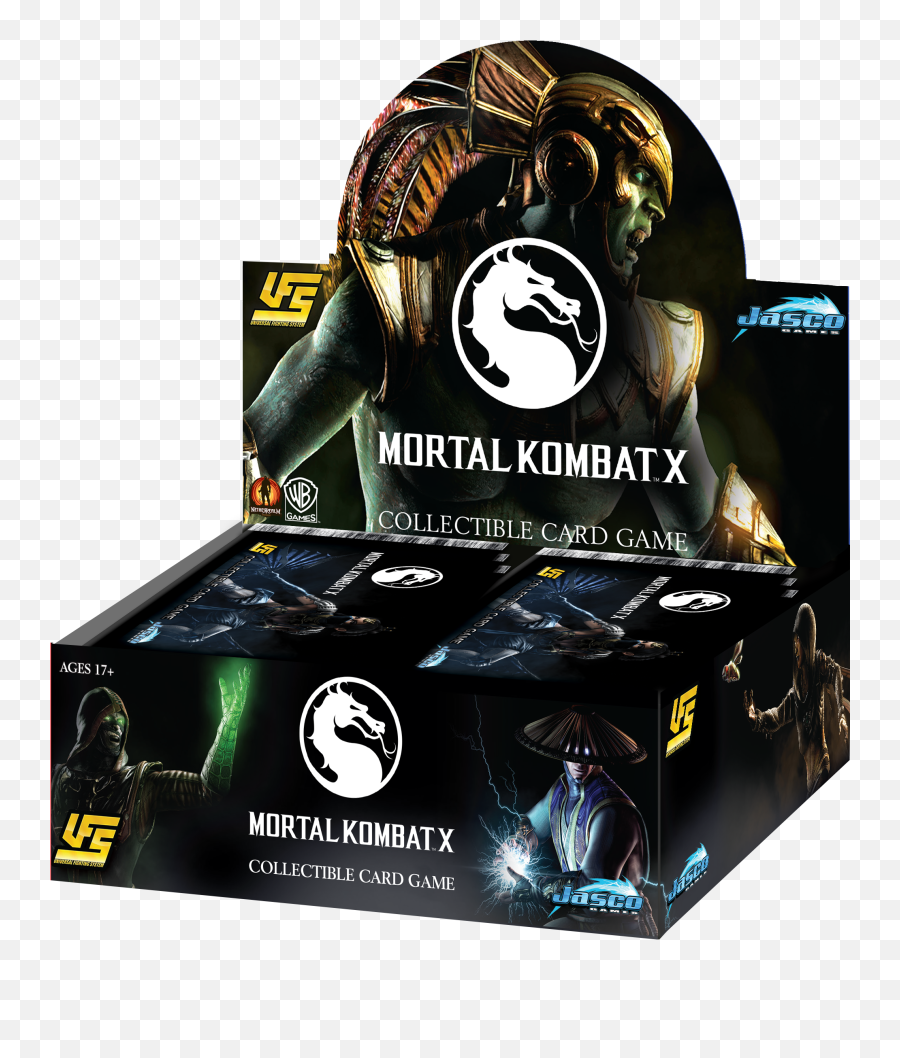 Mortal Kombat X Booster Display - Mortal Kombat X Ccg Full Mortal Kombat X Cards Png,Mortal Kombat X Logo Transparent