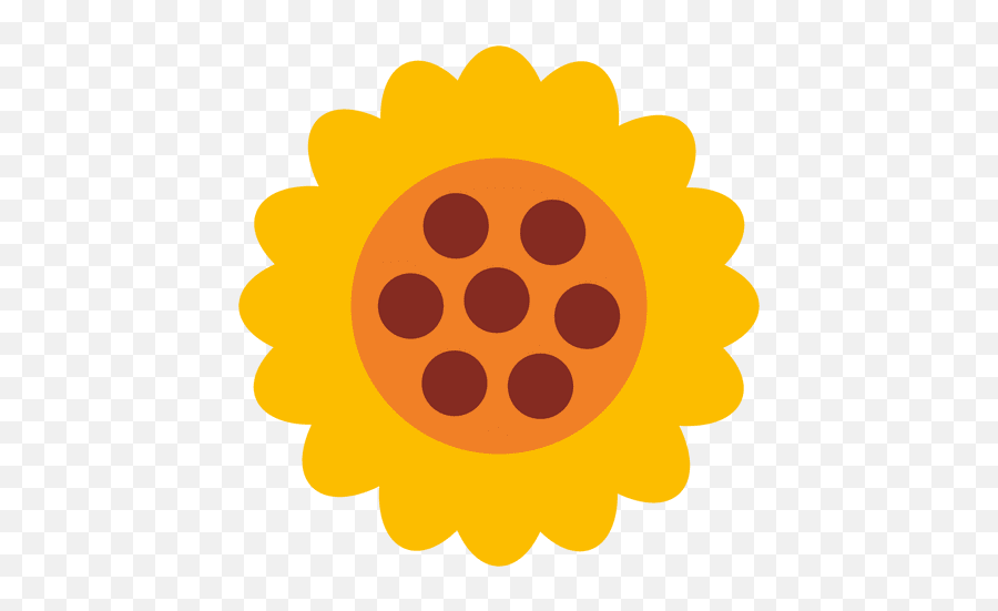 Yellow Sunflower Icon - Dot Png,Sunflower Icon