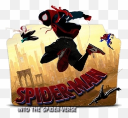 Spider Man Into The Verse Folder Icon - DesignBust The png
