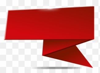 Transparent Png Svg Vector File - Red Origami Banner Png,Red Banner Png