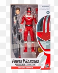 Time Force Red Power Ranger Lightning - Power Rangers Lightning Collection Wave 5 Png,Red Power Ranger Png