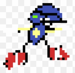 Pixelated Sanic Sonic - Kenny Pixel Art Png,Sanic Png