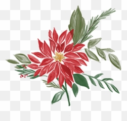 Christmas Market Poinsettia Print U0026 Cut File - Passion Flowers Png,Poinsettia Icon Png