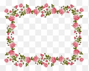 Floral Border Frames Png Clipart
