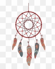 Dreamcatcher Illustration - Scarlet Dreamcatcher Png Colorful Dream Catcher Vector,Dream Catcher Png