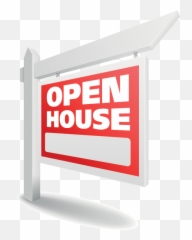 The Benefits Of Going To Open Houses - Signage Png,Open House Png